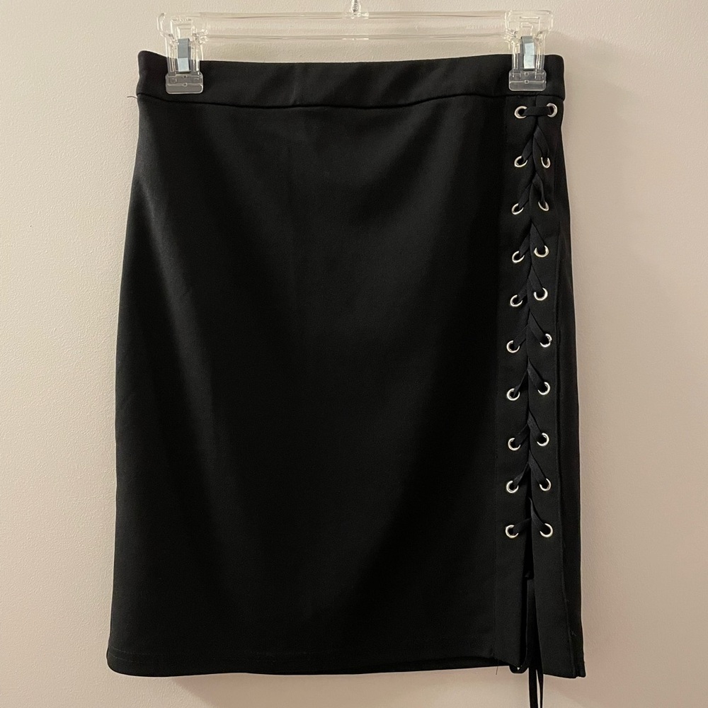 Missguided Lace Up Skirt